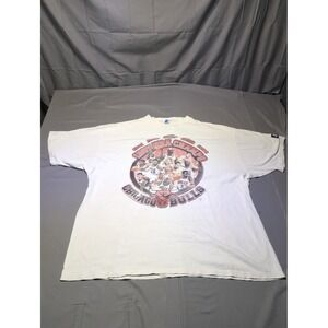 Vintage Starter Chicago Bulls 1991-1998 NBA Champs T-Shirt XX-Large